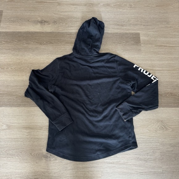 Under Armour Black Project Rock Lightweight Hoodie Size M - Picture 5 of 7